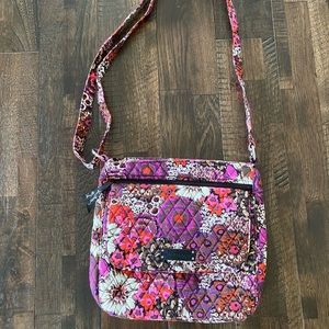 Vera Bradley Double Zip Mailbag Crossbody